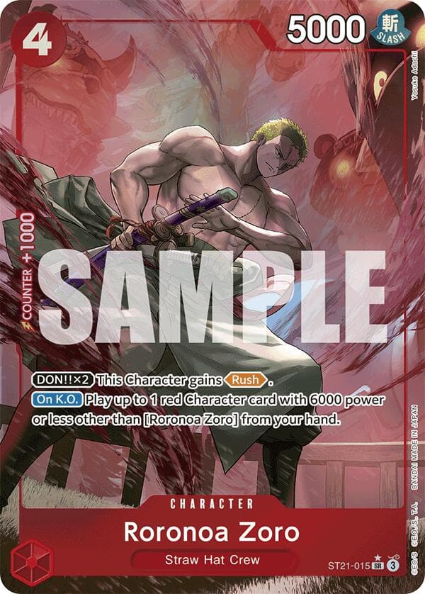 Roronoa Zoro (Parallel) — Starter Deck EX: Gear 5 card