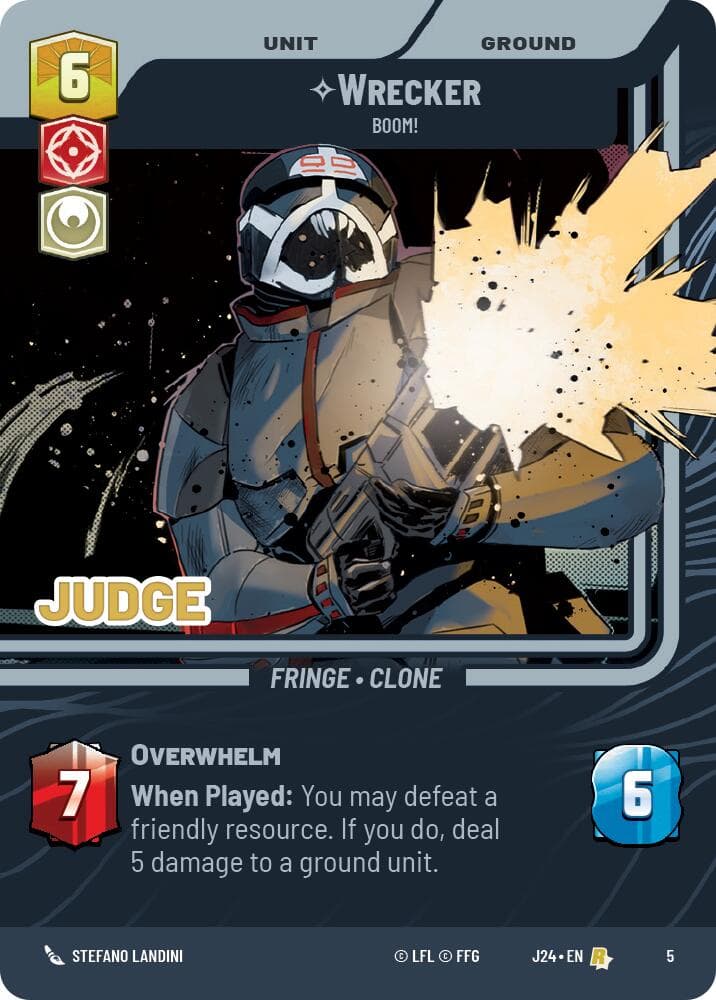 Wrecker - Boom! — Judge Promos card
