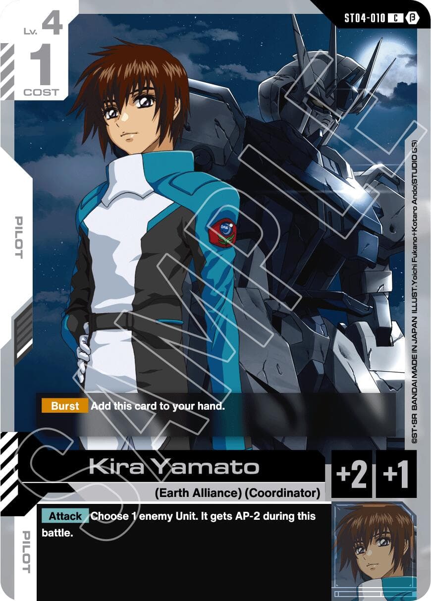 Kira Yamato — Edition Beta card