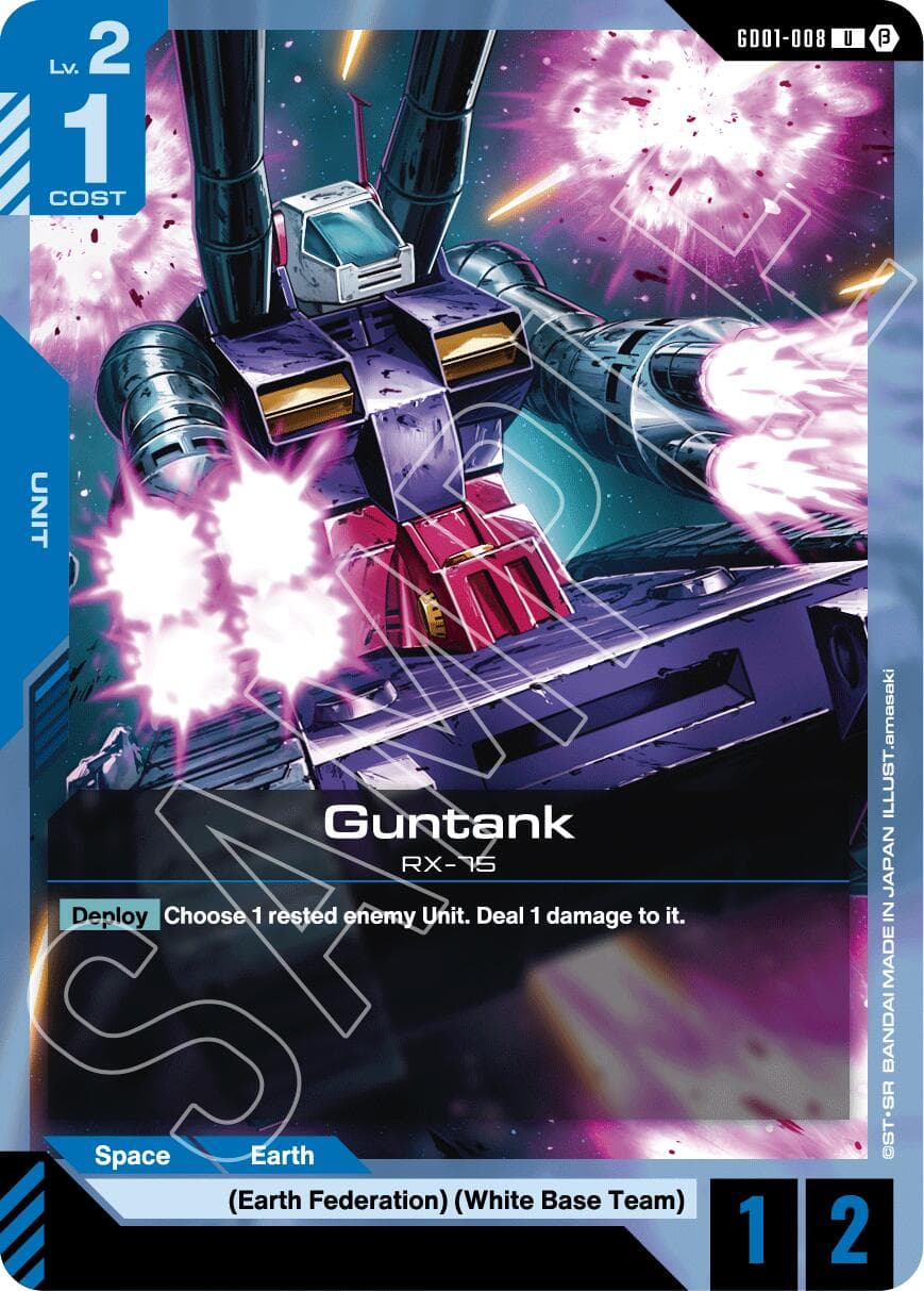 Guntank — Edition Beta card
