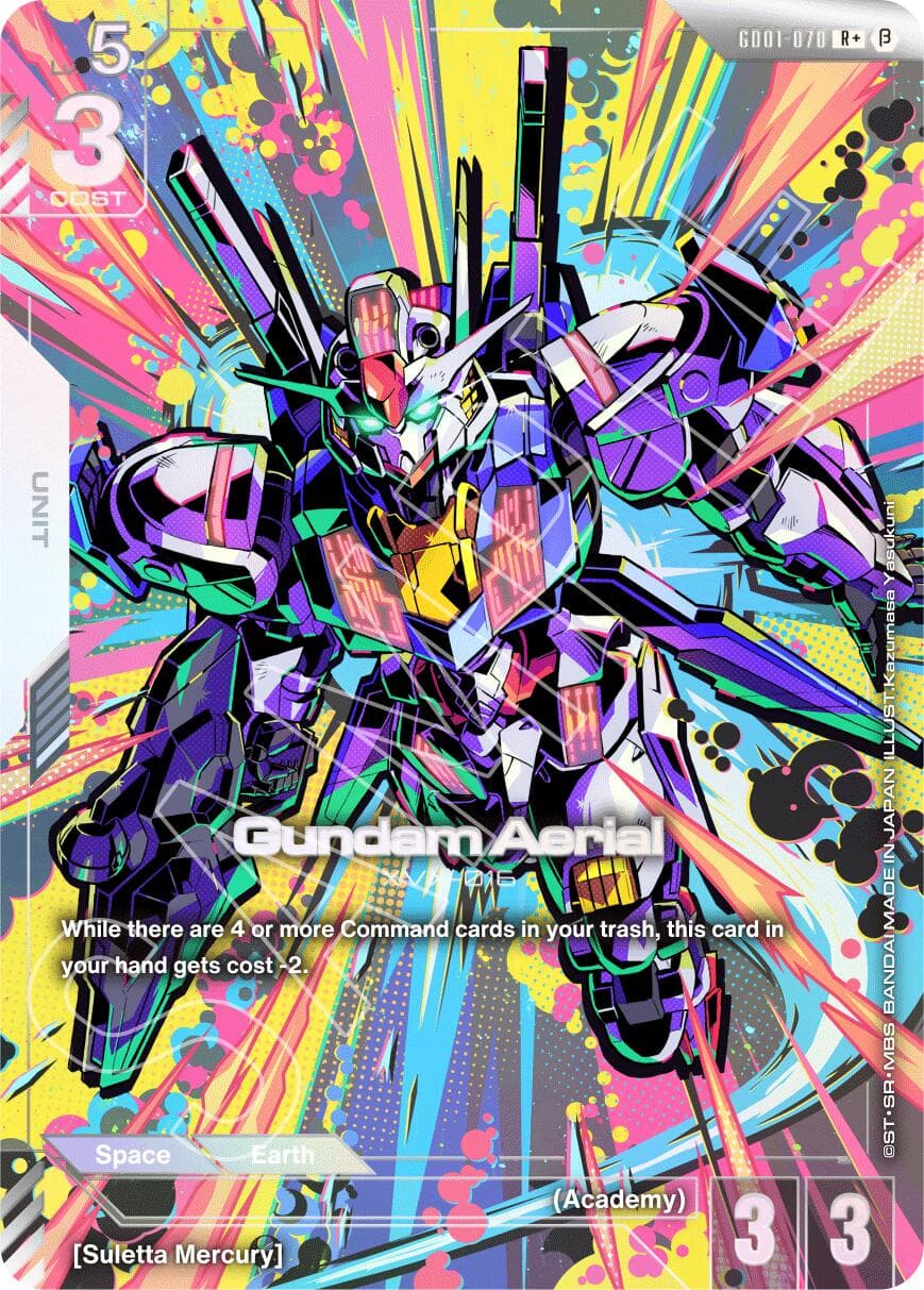 Gundam Aerial (R+) — Edition Beta card