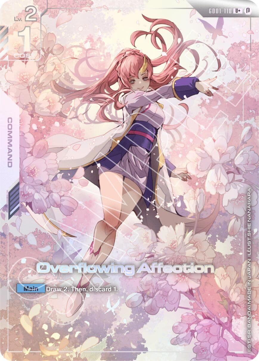 Overflowing Affection (U+) — Edition Beta card