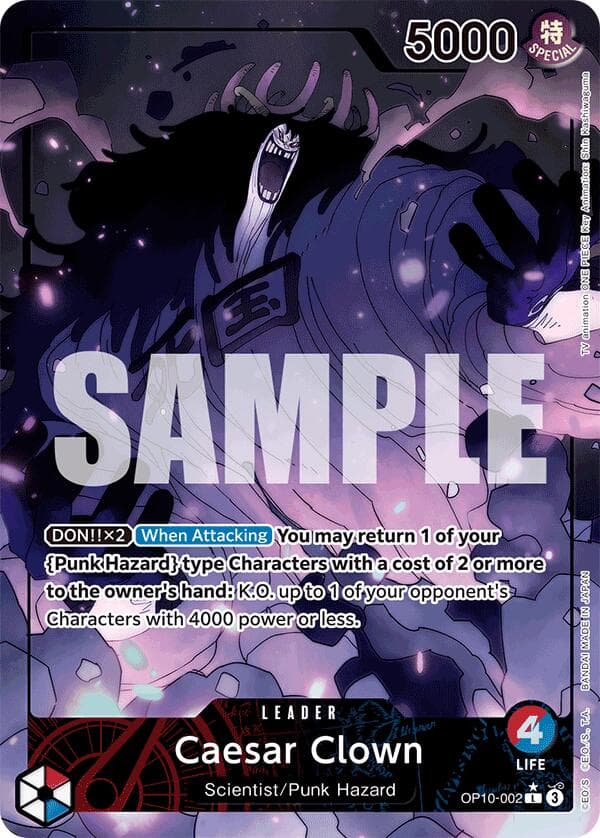 Caesar Clown (002) (Parallel) — Royal Blood card