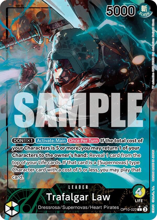 Trafalgar Law (022) (Parallel) — Royal Blood card
