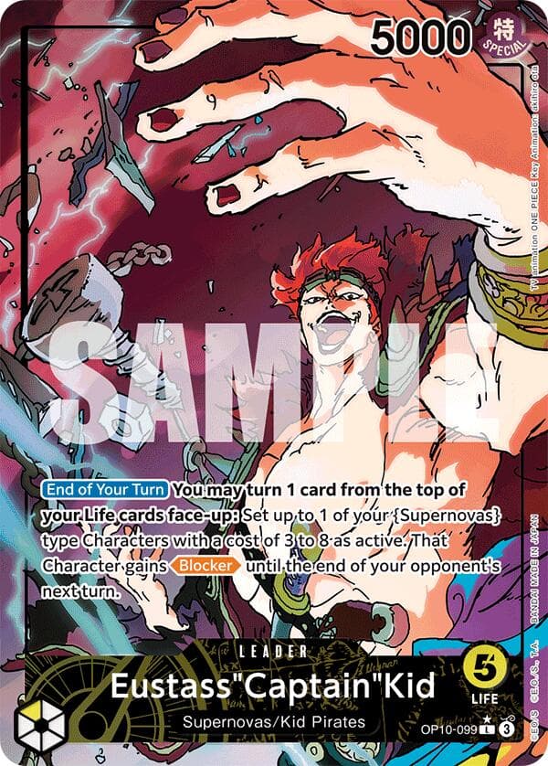 Eustass"Captain"Kid (099) (Parallel) — Royal Blood card