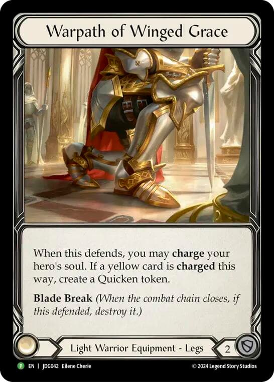 Warpath of Winged Grace - JDG042 — Flesh and Blood: Promo Cards card