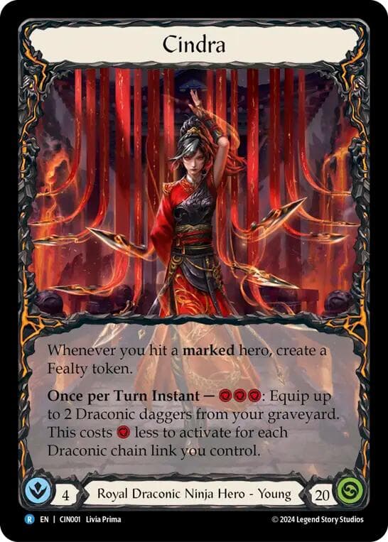 Cindra — Blitz Deck: The Hunted - Cindra card
