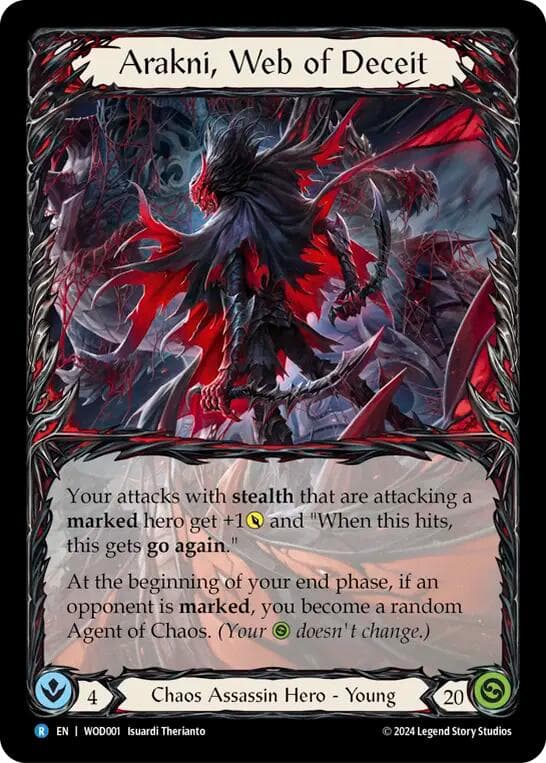 Arakni, Web of Deceit — Blitz Deck: The Hunted - Arakni, Web of Deceit card