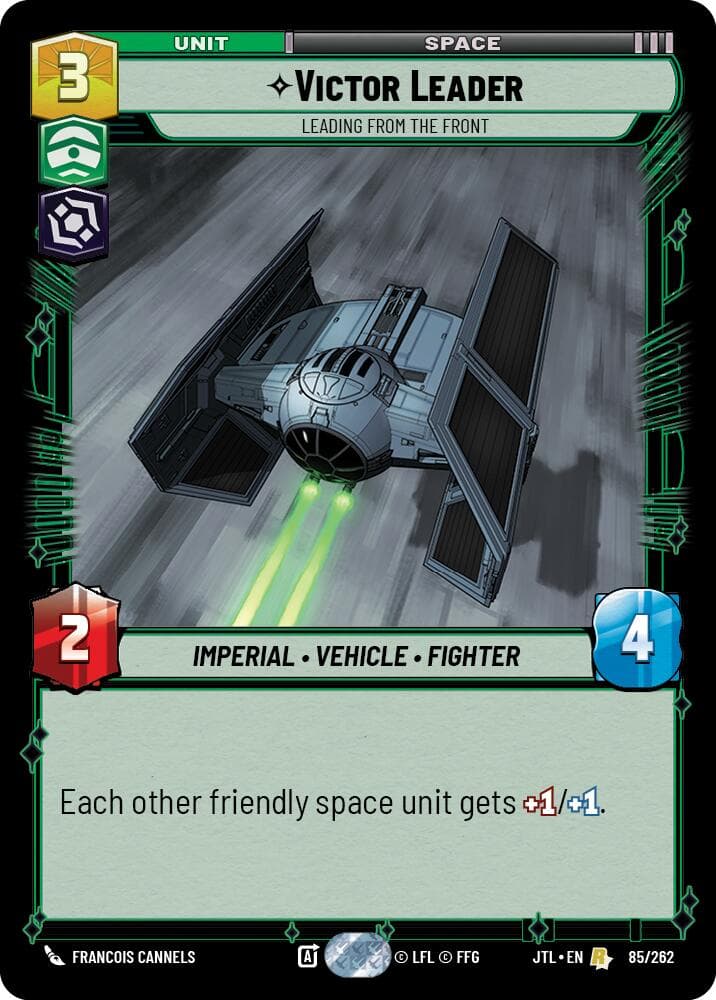 Victor Leader - Leading from the Front — Jump to Lightspeed card