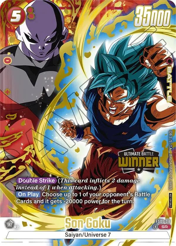 Son Goku - FS01-08 (Ultimate Battle Winner) — Tournament and Championship Promos card