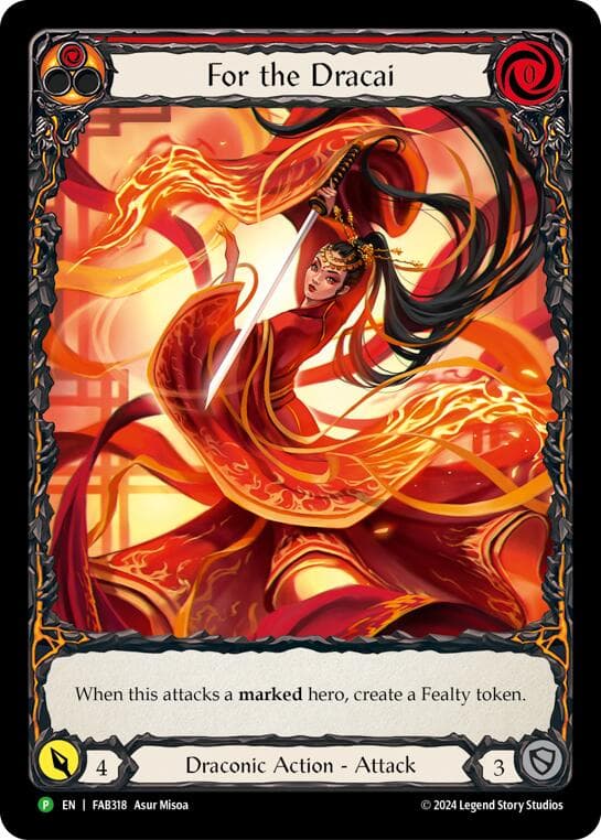 For the Dracai - FAB318 — Flesh and Blood: Promo Cards card