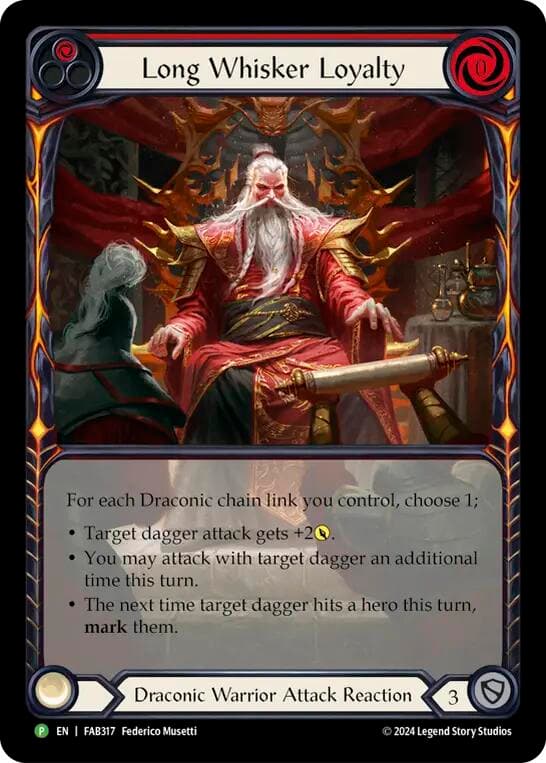 Long Whisker Loyalty - FAB317 — Flesh and Blood: Promo Cards card