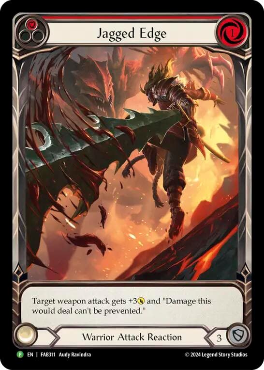 Jagged Edge - FAB311 — Flesh and Blood: Promo Cards card