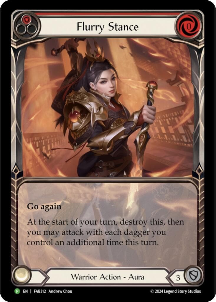 Flurry Stance - FAB312 — Flesh and Blood: Promo Cards card