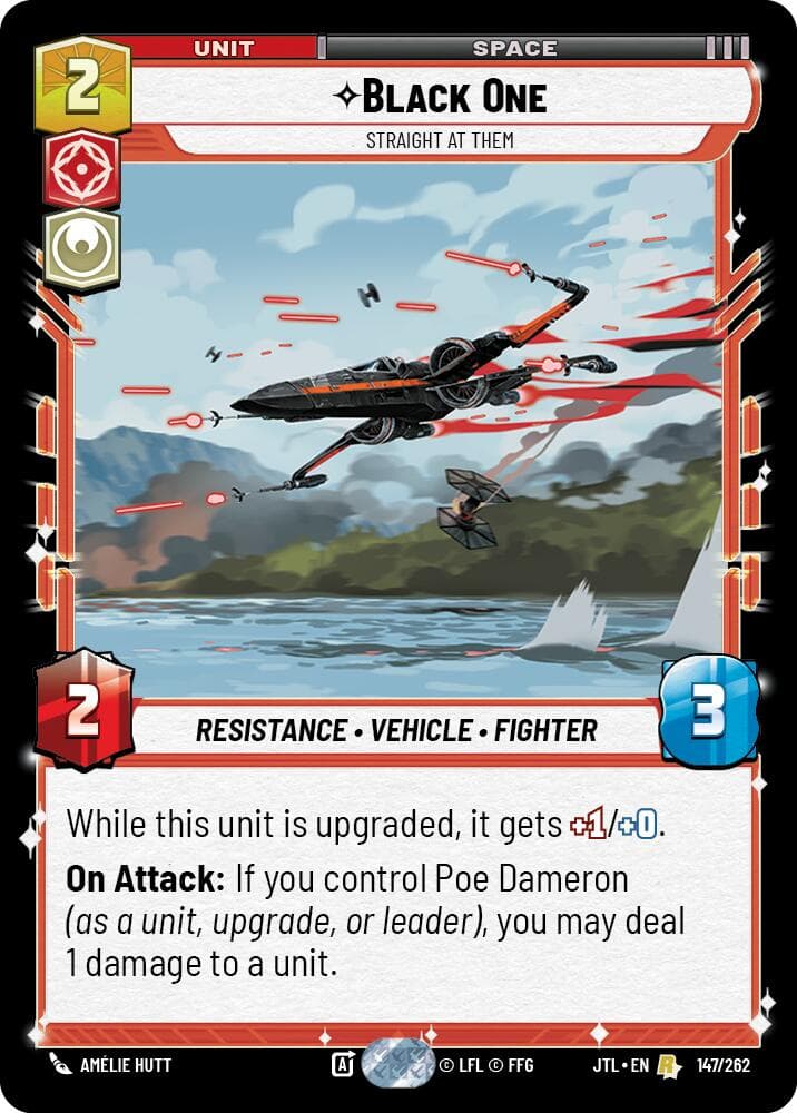 Black One - Straight At Them — Jump to Lightspeed card