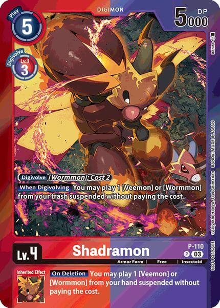 Shadramon (Special Event Pack 2025) — Digimon Promotion Cards card