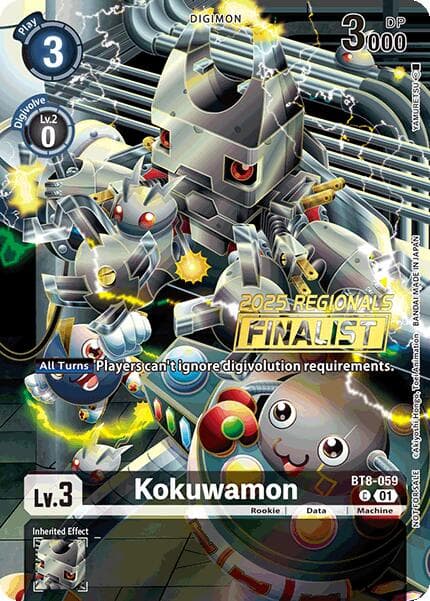 Kokuwamon (2025 Regionals Finalist) — New Awakening card