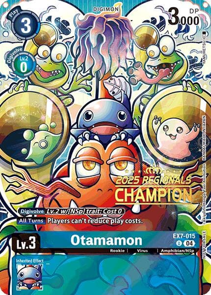 Otamamon (2025 Regionals Champion) — Digimon LIBERATOR card