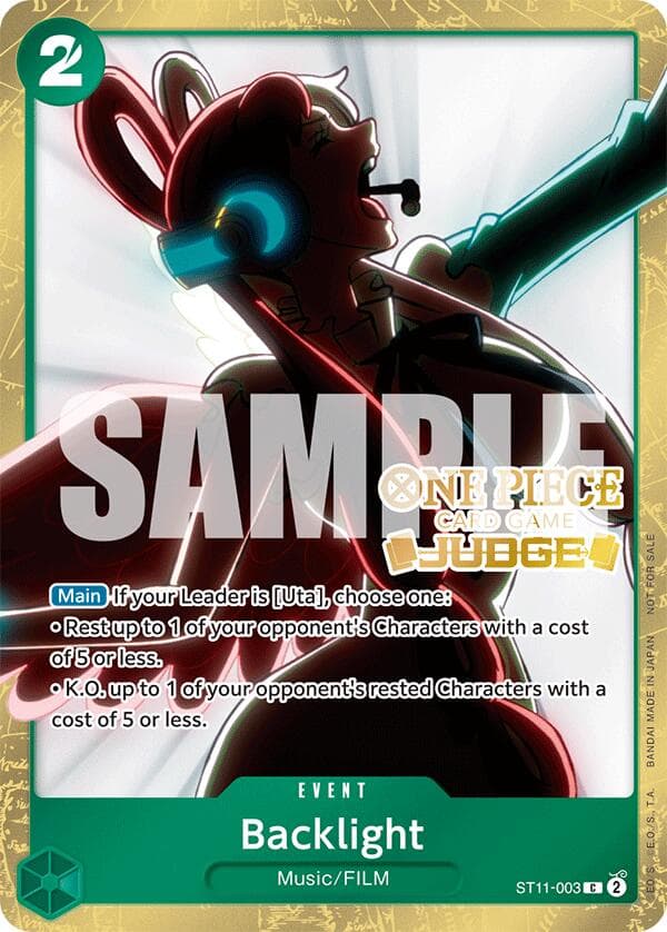Backlight (Judge Pack Vol. 5) — One Piece Promotion Cards card
