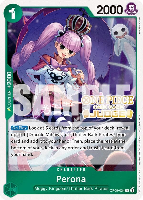 Perona (Judge Pack Vol. 5) — One Piece Promotion Cards card