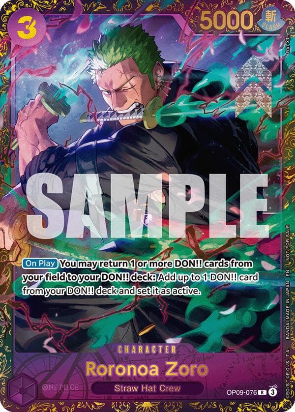 Roronoa Zoro (Championship 25-26 Regionals Season 1) — One Piece Promotion Cards card