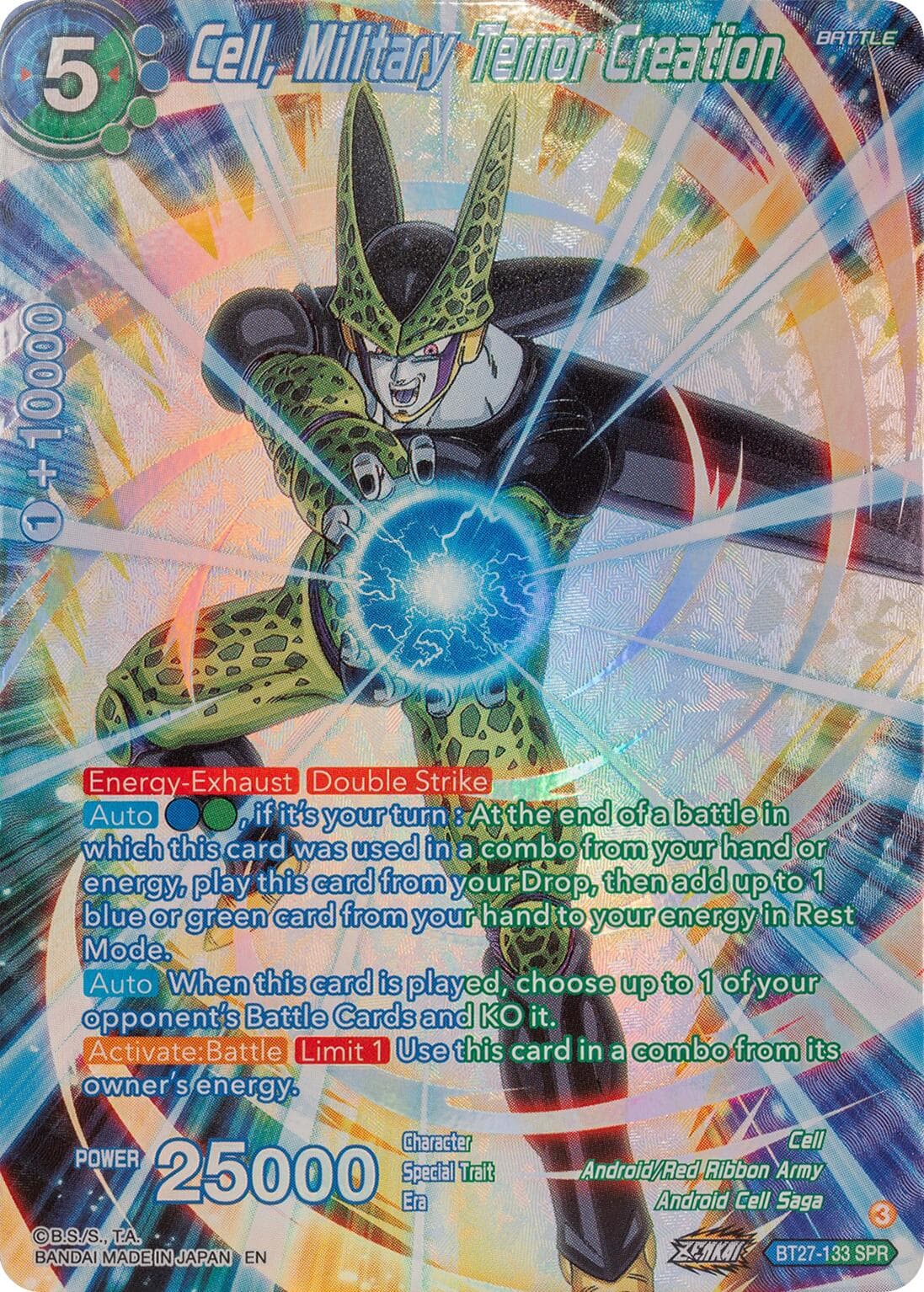 Cell, Military Terror Creation (SPR) — History of Z card