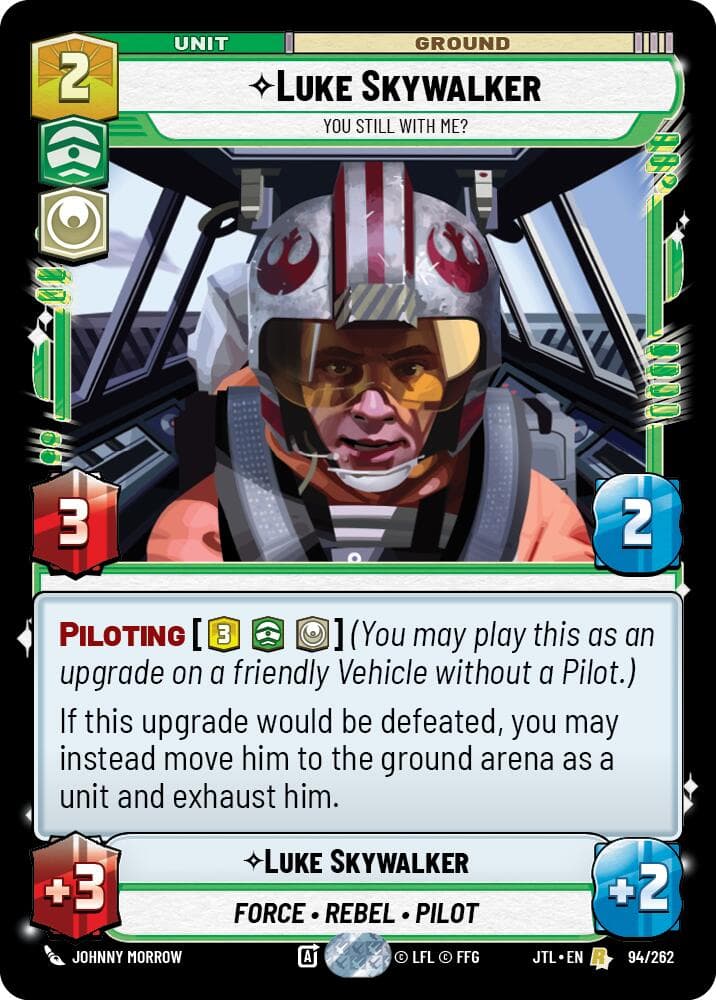 Luke Skywalker - You Still With Me? — Jump to Lightspeed card