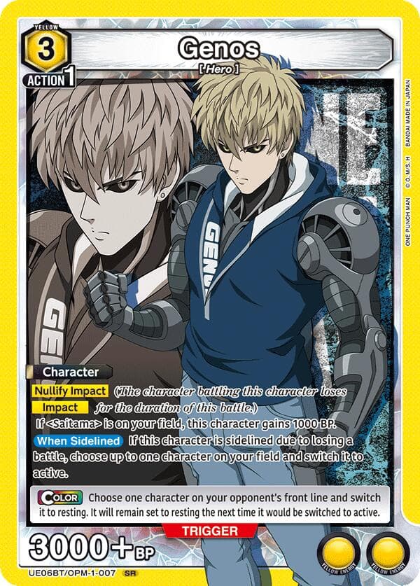 Genos (007) — UE06BT: One Punch Man card