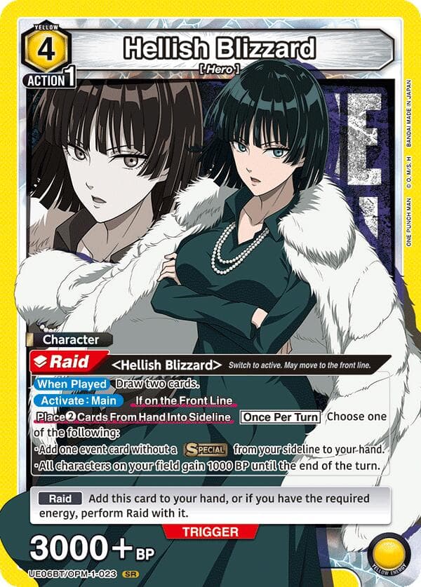 Hellish Blizzard (023) — UE06BT: One Punch Man card