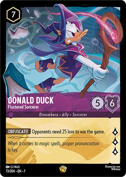 Donald Duck - Flustered Sorcerer — Archazia's Island card