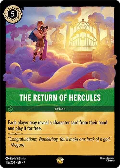 The Return of Hercules — Archazia's Island card