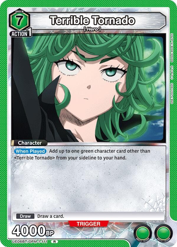 Terrible Tornado (111) — UE06BT: One Punch Man card