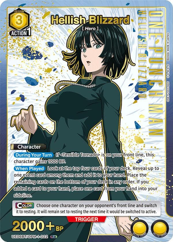 Hellish Blizzard (022) (R*) — UE06BT: One Punch Man card