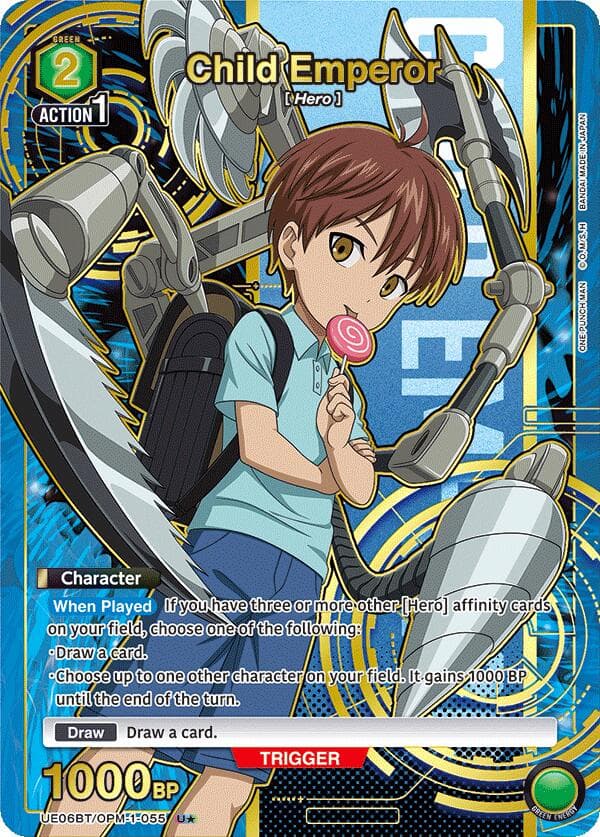 Child Emperor (U*) — UE06BT: One Punch Man card