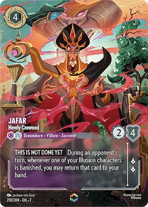 Jafar - Newly Crowned (Enchanted) — Archazia's Island card