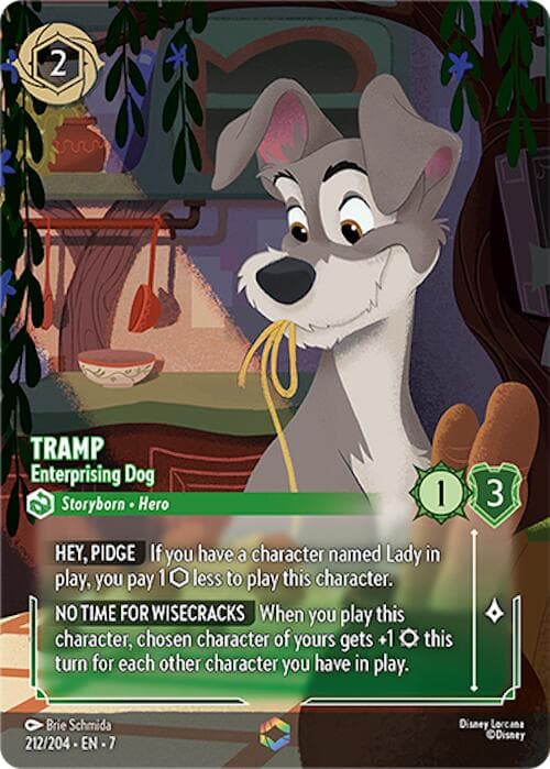 Tramp - Enterprising Dog (Enchanted) — Archazia's Island card