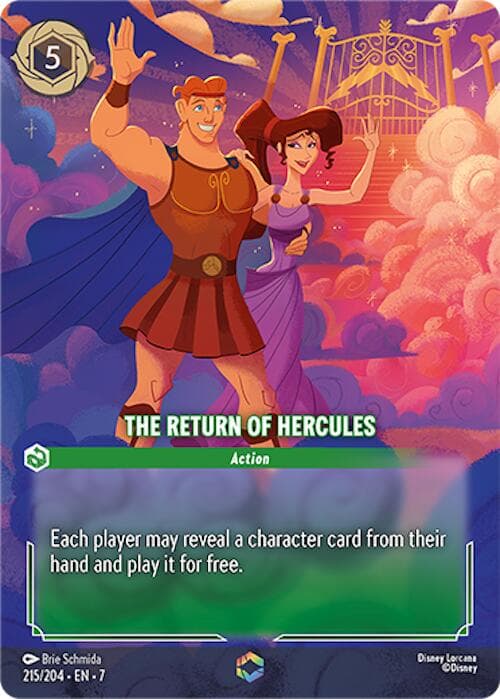 The Return of Hercules (Enchanted) — Archazia's Island card