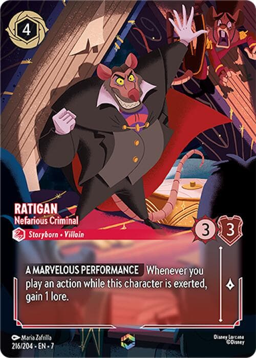 Ratigan - Nefarious Criminal (Enchanted) — Archazia's Island card