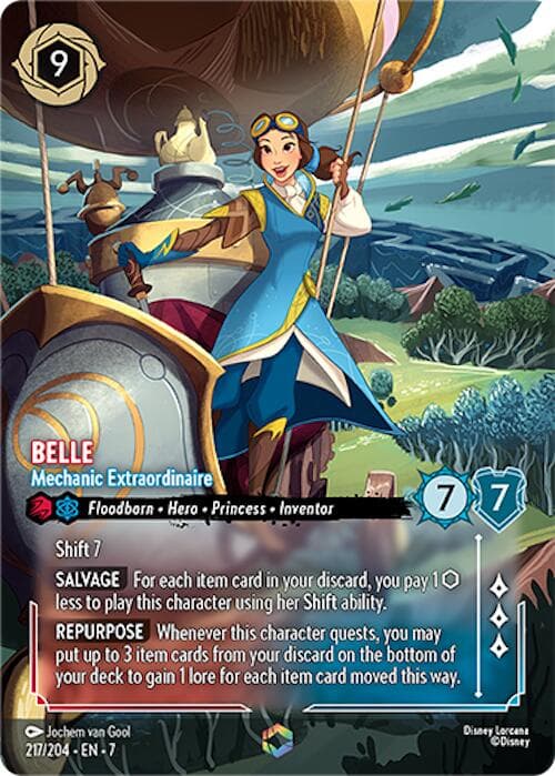 Belle - Mechanic Extraordinaire (Enchanted) — Archazia's Island card