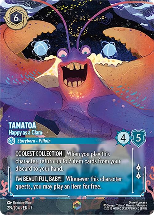 Tamatoa - Happy as a Clam (Enchanted) — Archazia's Island card