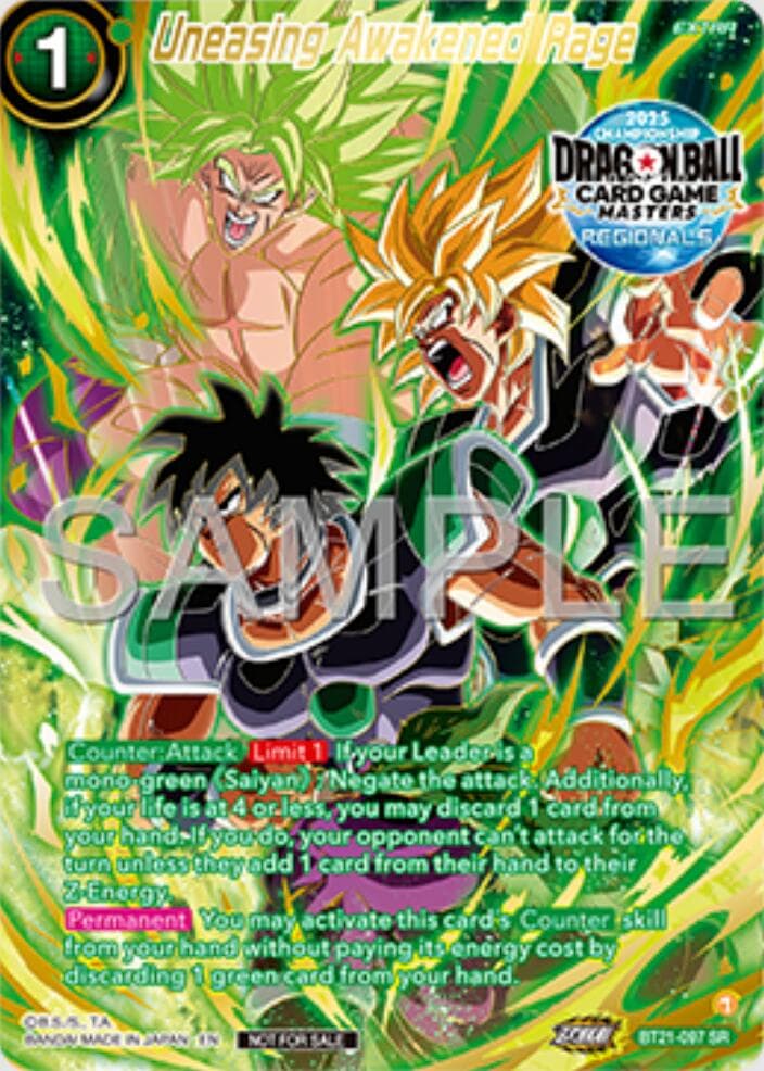 Uneasing Awakened Rage (Alt-Art Card) — Promotion Cards card