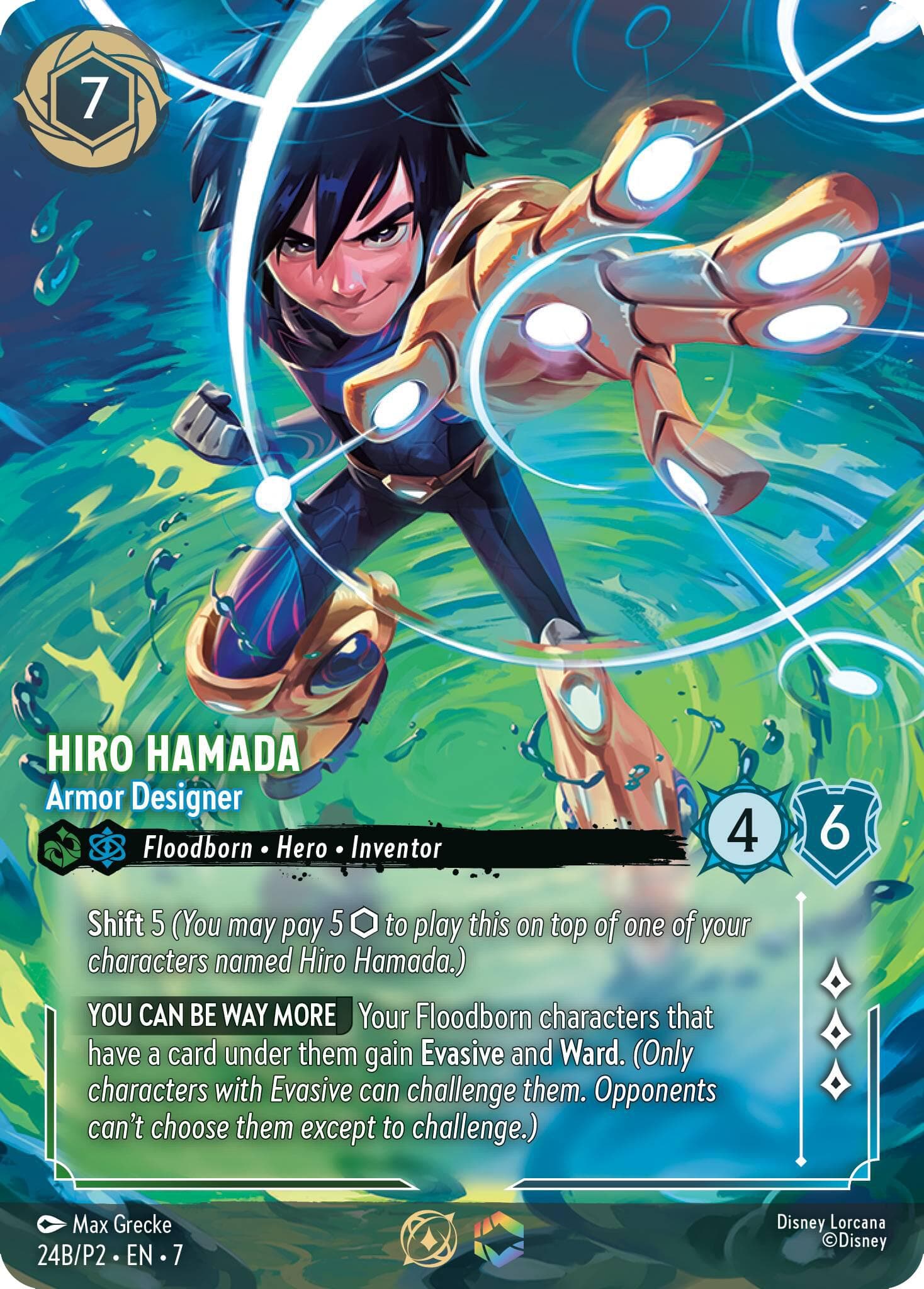 Hiro Hamada - Armor Designer (Store Championship) — Disney Lorcana Promo Cards card