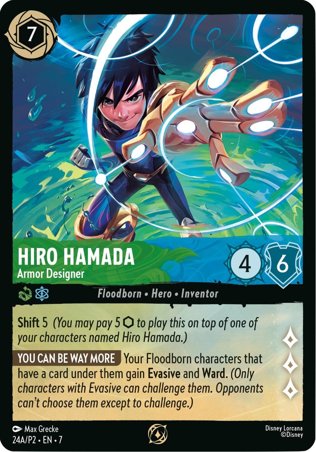 Hiro Hamada - Armor Designer (Store Championship Participant) — Disney Lorcana Promo Cards card