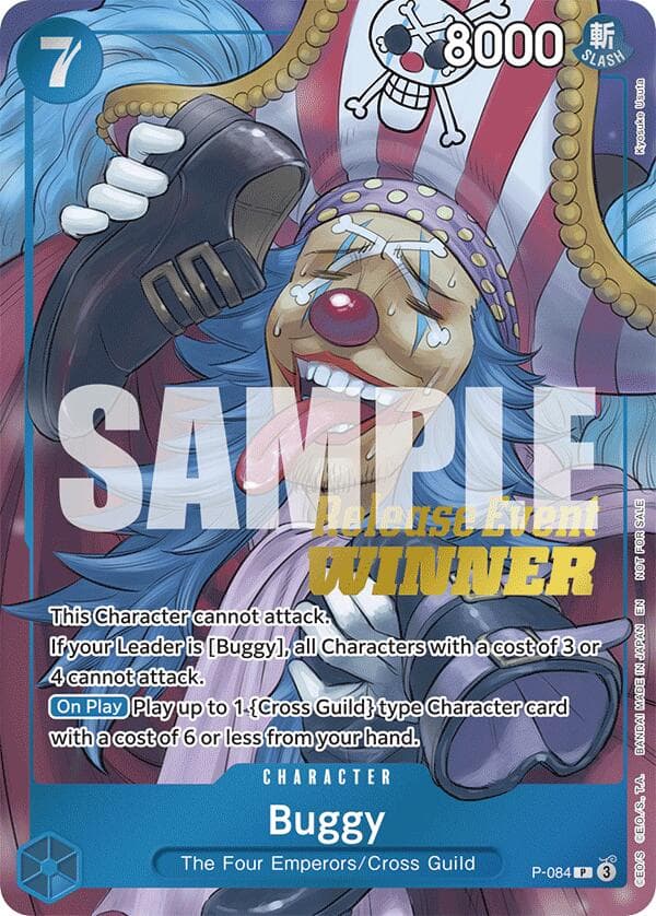 Buggy (OP10 Release Event Winner) — One Piece Promotion Cards card