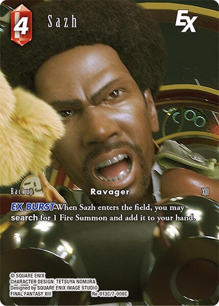 Sazh EX (Full Art) — Legacy Collection card
