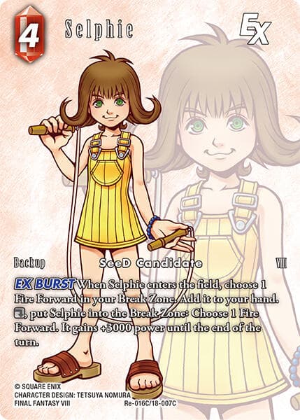 Selphie EX (Full Art) — Legacy Collection card