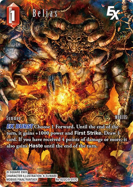 Belias EX (Full Art) — Legacy Collection card