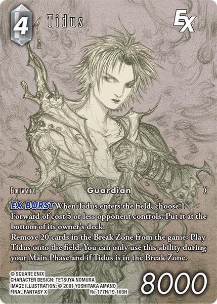 Tidus EX (Full Art) — Legacy Collection card