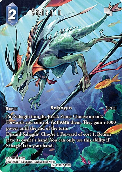 Sahagin (Full Art) — Legacy Collection card
