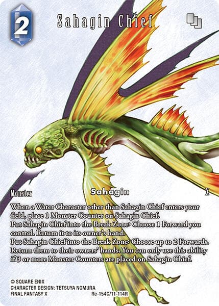 Sahagin Chief (Full Art) — Legacy Collection card